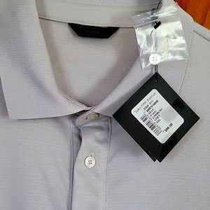 Mens NWT Saks Fifth Avenue Grey XXL Polo